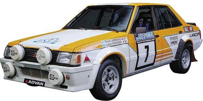 Modelbouwpakket Auto - 21138 Mitsubishi Lancer 2000 Turbo 1000 Lakes HC38 Plastic - 1:24 - Modelbouw by Hasegawa in Multicolour – product photo