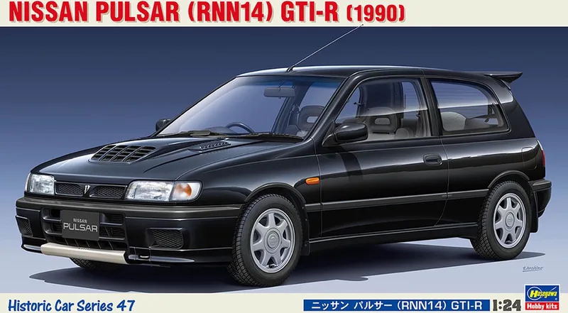 Modelbouwpakket Auto - 21147 Nissan Pulsar RNN14 GTI-R 1990 Plastic - 1:24 - Modelbouw van Hasegawa in Meerkleurig – productfoto