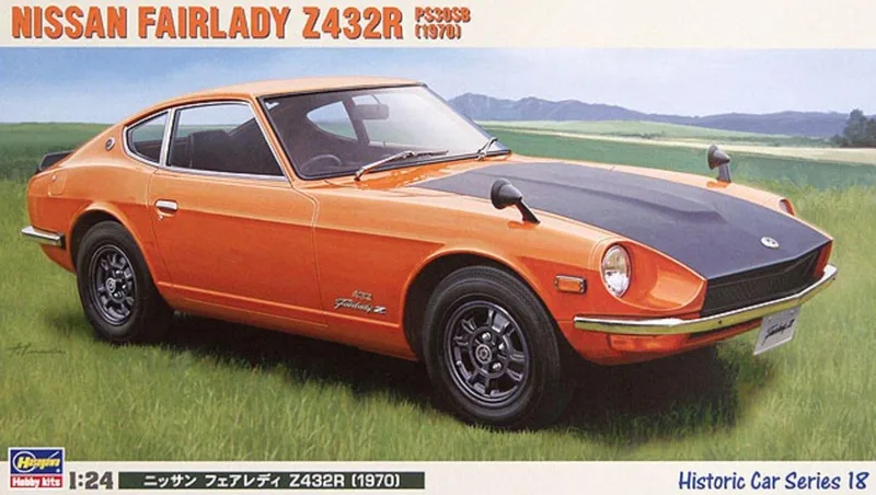 Modelbouwpakket Auto - 21218 Nissan Fairlady Z432R HC18 Car Plastic - 1:24 - Modelbouw de Hasegawa en Multicolore – photo produit