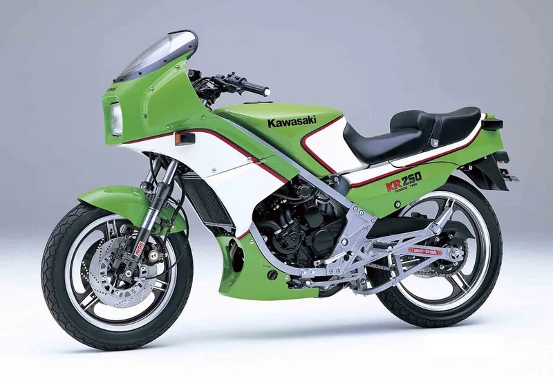 Modelbouwpakket Auto - 21512 Kawasaki KR250 BK12 Motor Plastic - 1:12 - Modelbouw by Hasegawa in Multicolour – product photo