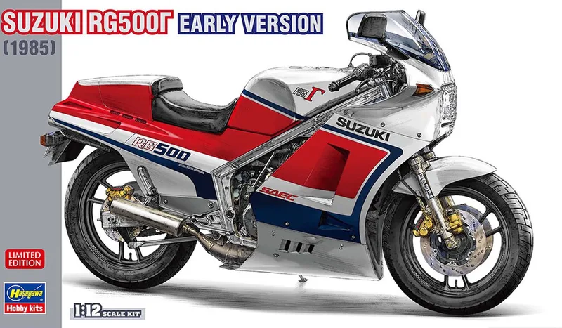 Modelbouwpakket Auto - 21753 Suzuki RG500Γ Early Version - 1985 Plastic - 1:12 - Modelbouw by Hasegawa in Multicolour – product photo