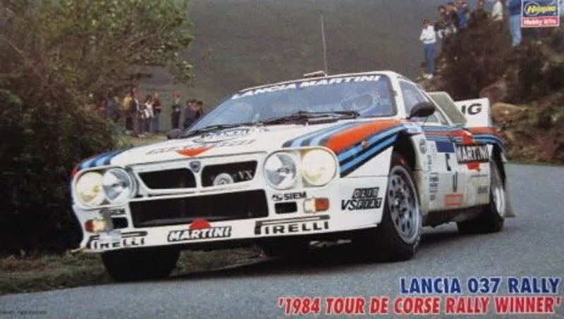 Modelbouwpakket Auto - 25030 Lancia 037 rally Plastic - 1:24 - Modelbouw van Hasegawa in Meerkleurig – productfoto