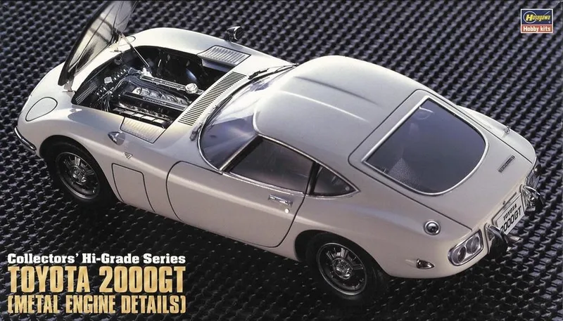 Modelbouwpakket Auto - 51047 Toyota 2000GT Car with Metal Parts Plastic - 1:24 - Modelbouw van Hasegawa in Wit – productfoto