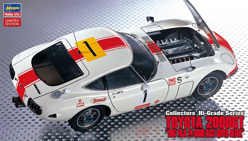 Modelbouwpakket Auto - 51153 Toyota 2000GT - 1967 Fuji 24-Hour R Super Detail Plastic - 1:24 - Modelbouw by Hasegawa in Multicolour – product photo