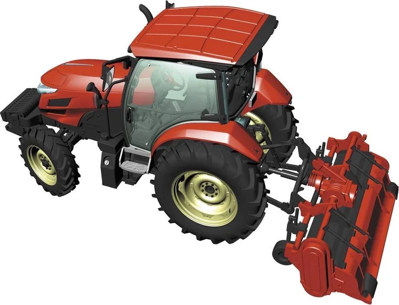 Modelbouwpakket Landbouwvoertuigen - 66106 Yanmar Tractor YT5113A Rotary Plastic - 1:35 - Modelbouw från Hasegawa i Flerfärgad – produktbild