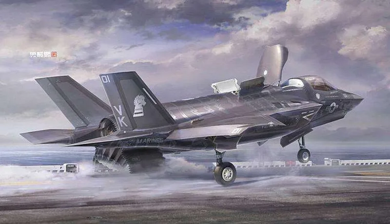 Modelbouwpakket Militaire voertuigen - 01576 F35 Lightning II, B version Plastic - 1:72 - Modelbouw de Hasegawa en Multicolore – photo produit