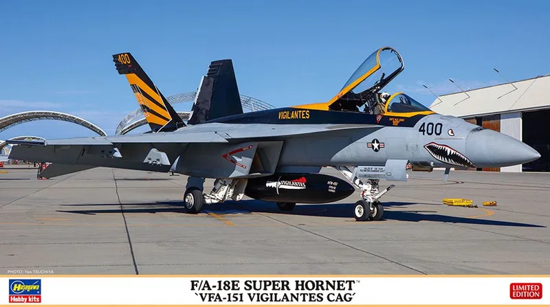 Modelbouwpakket Militaire voertuigen - 02365 F/A-18E Super Hornet VFA-151 Vigilanets Plastic - 1:72 - Modelbouw från Hasegawa i Flerfärgad – produktbild