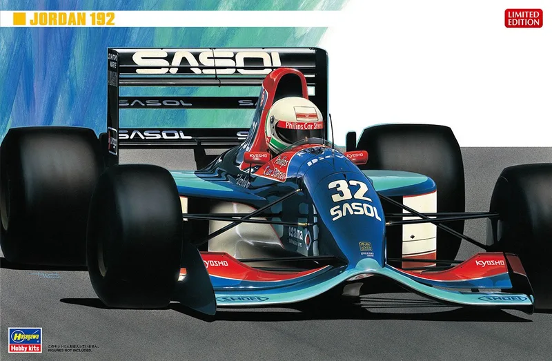 Modelbouwpakket Militaire voertuigen - 20368 Jordan 192 Yamaha 1992 - Britse Formule 1-auto Plastic - 1:24 - Modelbouw van Hasegawa in Meerkleurig – productfoto