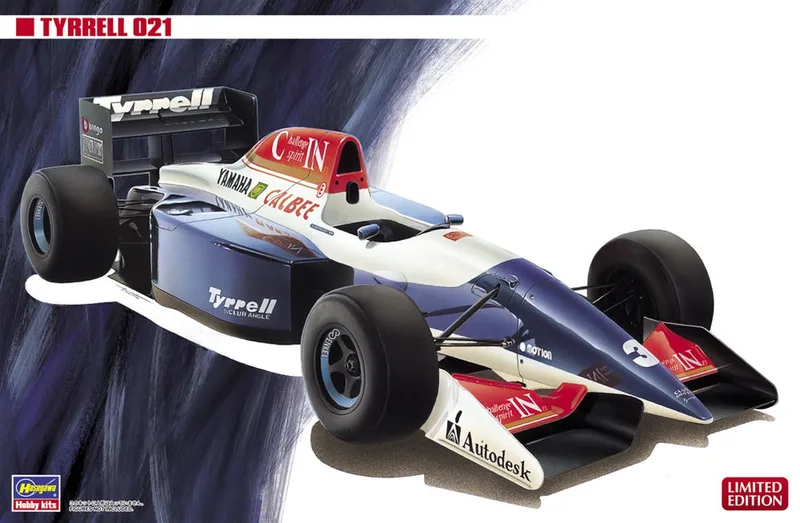 Modelbouwpakket Militaire voertuigen - 20690 Tyrrell 021 - Formule 1 R Auto Plastic - 1:24 - Modelbouw by Hasegawa in Multicolour – product photo