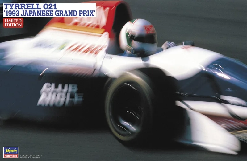 Modelbouwpakket Militaire voertuigen - 20738 Tyrrell 021 'Japanse Grand Prix 1993' – Tyrrell Racing – Formule 1 Rauto Plastic - 1:24 - Modelbouw van Hasegawa in Meerkleurig – productfoto