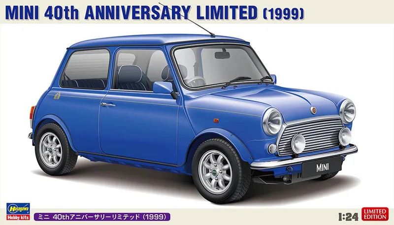 Modelbouwpakket Militaire voertuigen - 20765 Mini Cooper 40th Anniversary Limited - Britse Auto Plastic - 1:24 - Modelbouw by Hasegawa in Multicolour – product photo