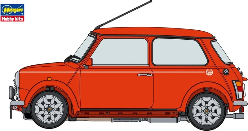 Modelbouwpakket Militaire voertuigen - 21157 MINI Cooper Sports-pack Limited - 1998 Plastic - 1:24 - Modelbouw van Hasegawa in Meerkleurig – productfoto