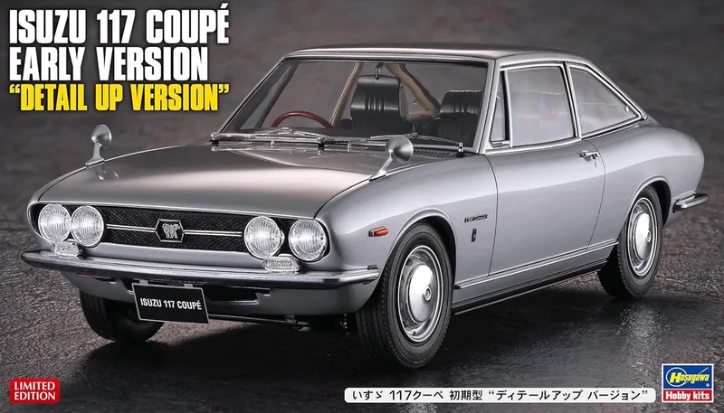 Modelbouwpakket Militaire voertuigen - 52439 Isuzu 117 Coupe - Vroege Versie - Detail-Up Versie - Auto Plastic - 1:24 - Modelbouw by Hasegawa in Multicolour – product photo