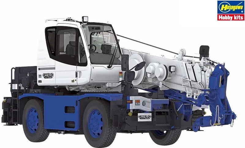 Modelbouwpakket Militaire voertuigen - 66008 Tadano Rough Terrain Crane GR-130NL/N Crevo Mini G4 Plastic - 1:35 - Modelbouw by Hasegawa in Multicolour – product photo