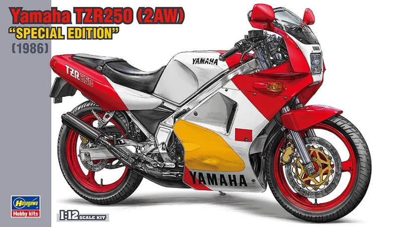 Modelbouwpakket Motorfiets - 21759 Yamaha TZR250 (2AW) -Special Edition- 1986 - Motorfiets Plastic - 1:12 - Modelbouw by Hasegawa in Multicolour – product photo