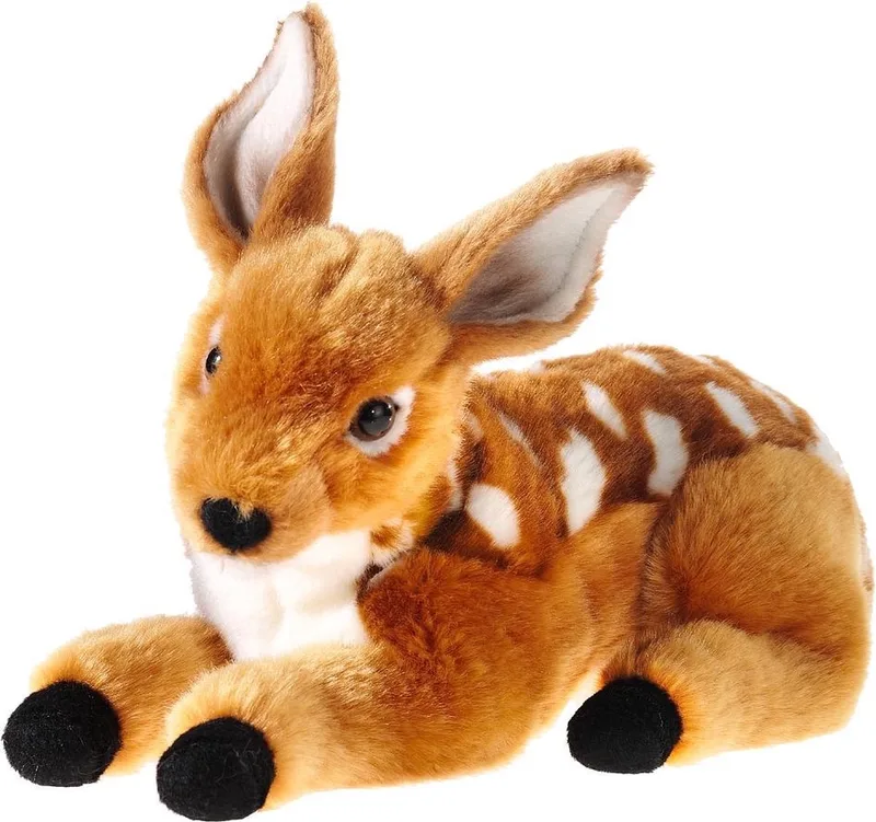 hert pluche knuffel 25 cm speelgoed. by Heunec in Brown – product photo