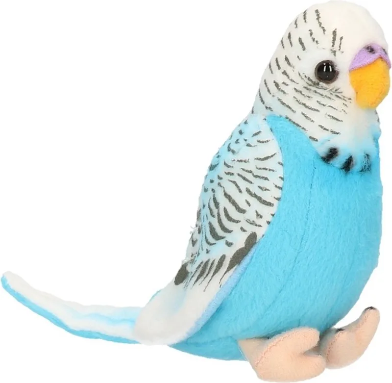 Knuffel Parkiet blauw 11 cm by Heunec in "blauw – product photo