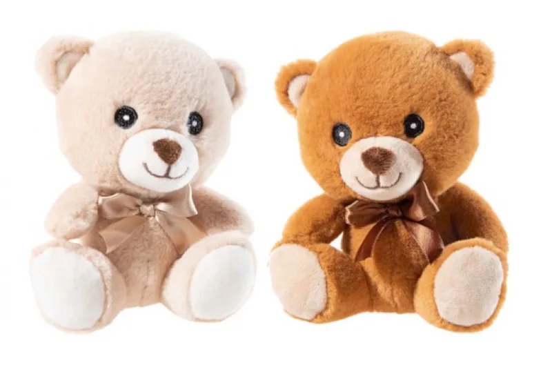 knuffelbeer met strik - GRS pluche teddybeer 20cm duurzaam. by Heunec in Multicolour – product photo