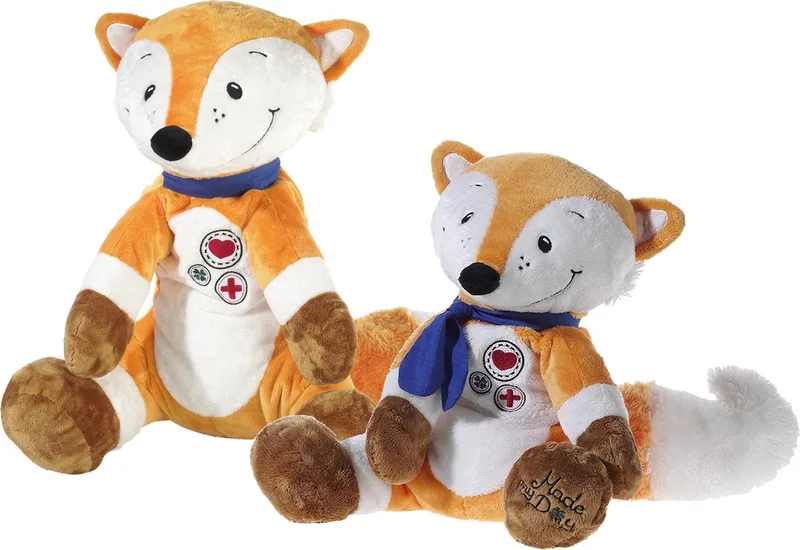 Lucky Made My Day Knuffels vos 35 cm & XXL 50 cm by Heunec in Orange – product photo
