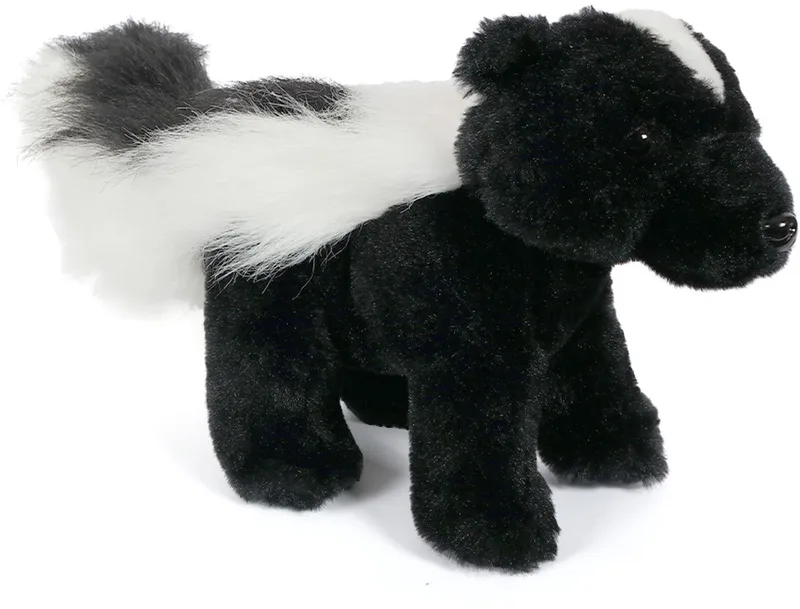 Pluche stinkdier knuffel - 25 cm - zwart/wit - dieren knuffels - speelgoed by Heunec in Multicolour – product photo