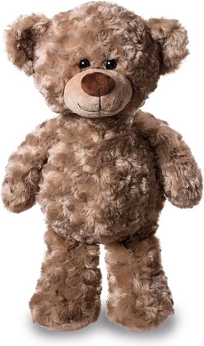 Pluche Teddybeer knuffel - 24 cm - beren knuffeldier de Heunec en Marron – photo produit