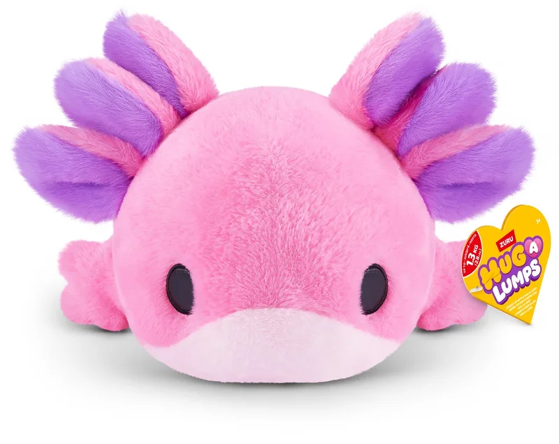 ZURU Hug-A-Lumps verzwaarde knuffel Axolotl Ally - Medium 1,3 kg van Hug a Lumps – productfoto