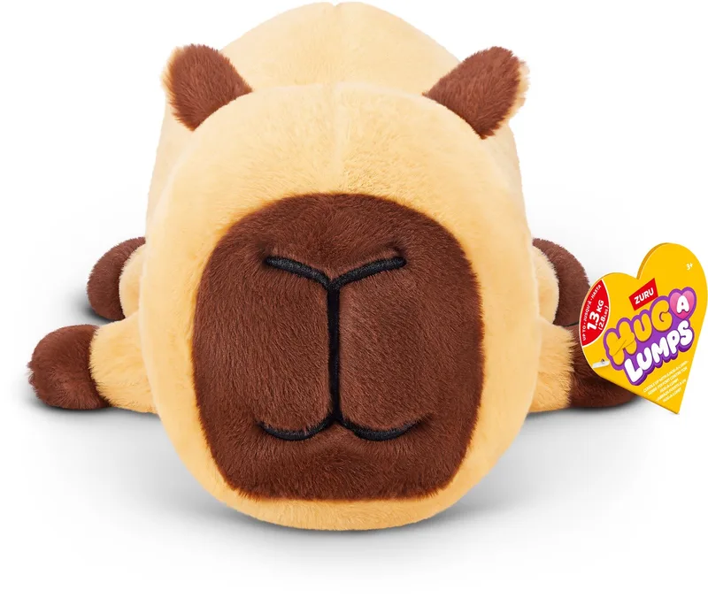 ZURU Hug-A-Lumps verzwaarde knuffel Capibara Connie - Medium 1,3 kg de Hug a Lumps – photo produit