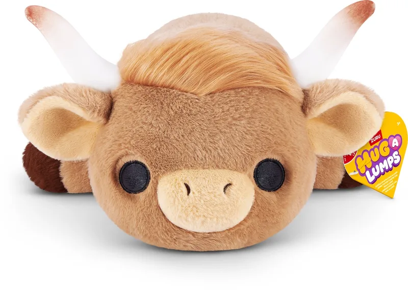ZURU Hug-A-Lumps verzwaarde knuffel Schotse hooglander Holly - Medium 1,3 kg de Hug a Lumps – photo produit