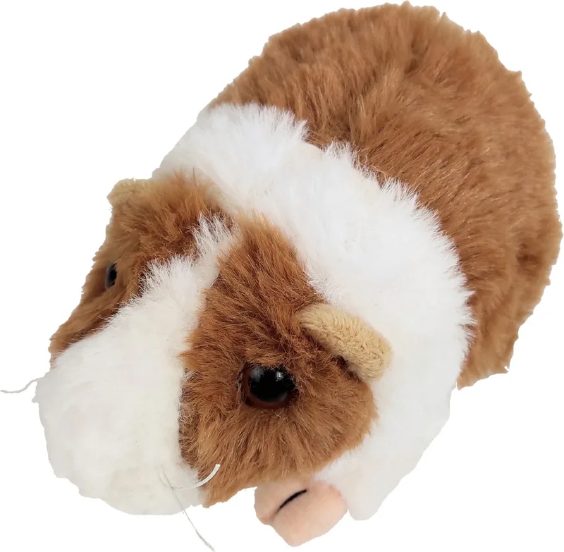 pluche cavia knuffeldier - lichtbruin/wit - staand - 15 cm från Inware i Lichtbruin – produktbild