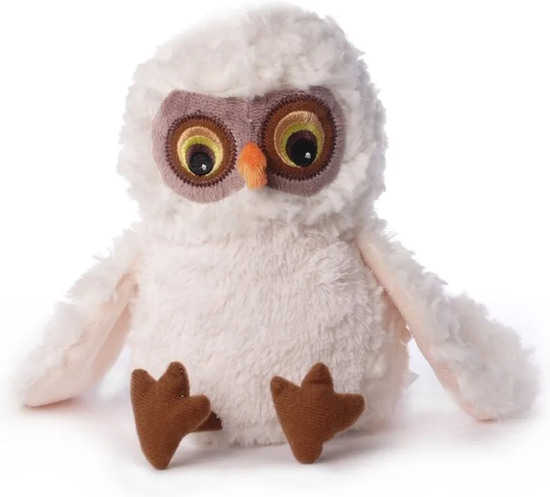 sneeuwuil Knuffel - 22 cm - pluche - uil knuffeldier by Inware in White – product photo