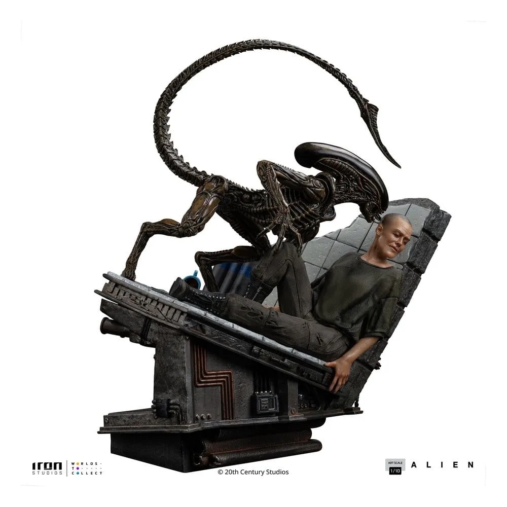 Alien 3 Art Scale Statue Ellen Ripley & Dog Alien by Iron Studios – product photo