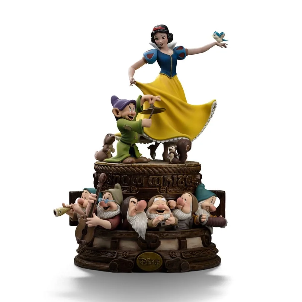 Art Scale Statue Snow White and Dopey Deluxe van Iron Studios – productfoto