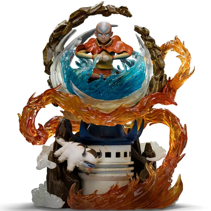Avatar: The Last Airbender - Figuur - Aang Deluxe 1/10 van Iron Studios in Meerkleurig – productfoto