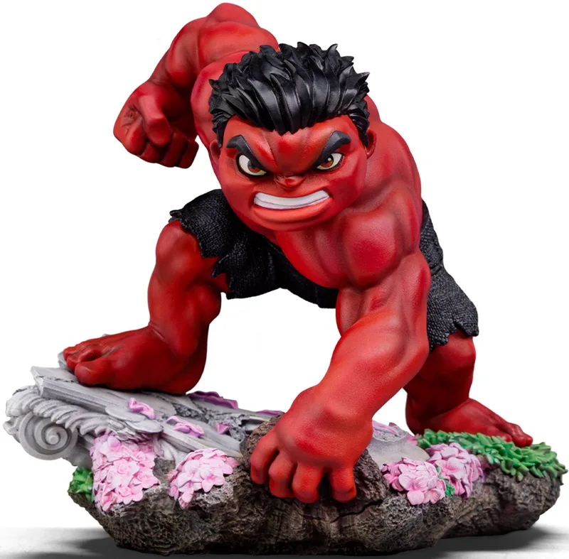 Captain America: Brave New World - Mini Figuur - Red Hulk van Iron Studios in Meerkleurig – productfoto