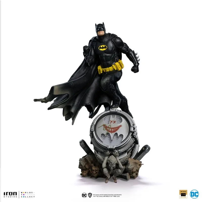 DC Comics BDS Art Scale Statue 1/10 Batman Deluxe (Black Version Exclusive) heo EU Exclusive 30 cm Beeld van Iron Studios in Meerkleurig – productfoto