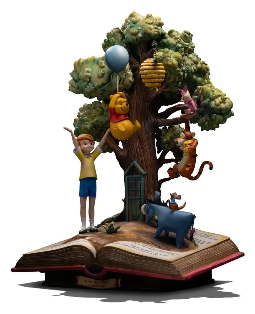 Disney Classics Deluxe Art Scale Statue Winnie the Pooh and Friends van Iron Studios – productfoto