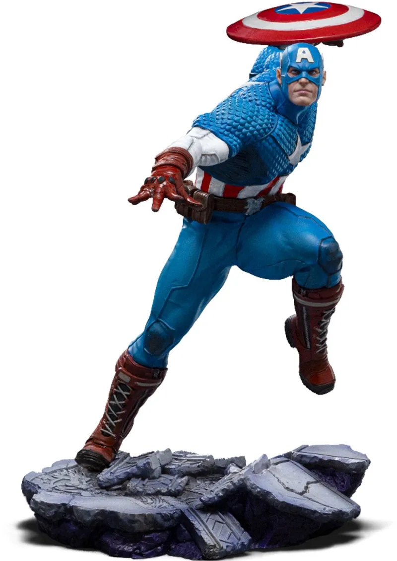 Disney/Marvel - Figuur - Captain America Infinity Gauntlet Diorama van Iron Studios in Meerkleurig – productfoto