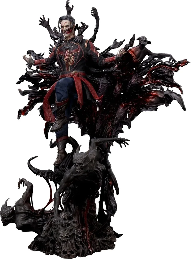 Doctor Strange In The Multiverse Of Madness - Deluxe Statue 1/10 - Dead Defender Strange by Iron Studios in Multicolour – product photo