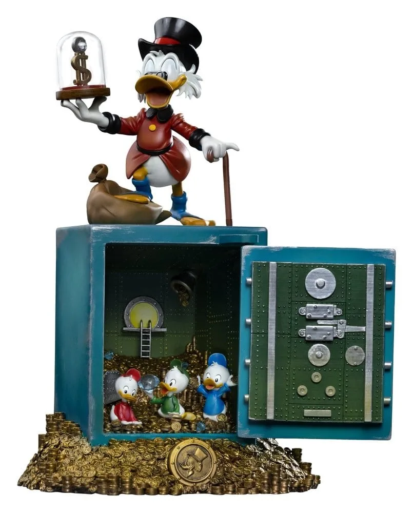DuckTales Art Scale Statue Uncle Scrooge McDuck and Nephews by Iron Studios – product photo