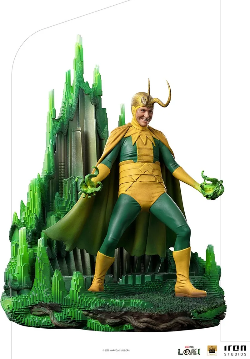 Loki - Figuur Deluxe - Loki Klassiek Variant 1/10 van Iron Studios in Meerkleurig – productfoto