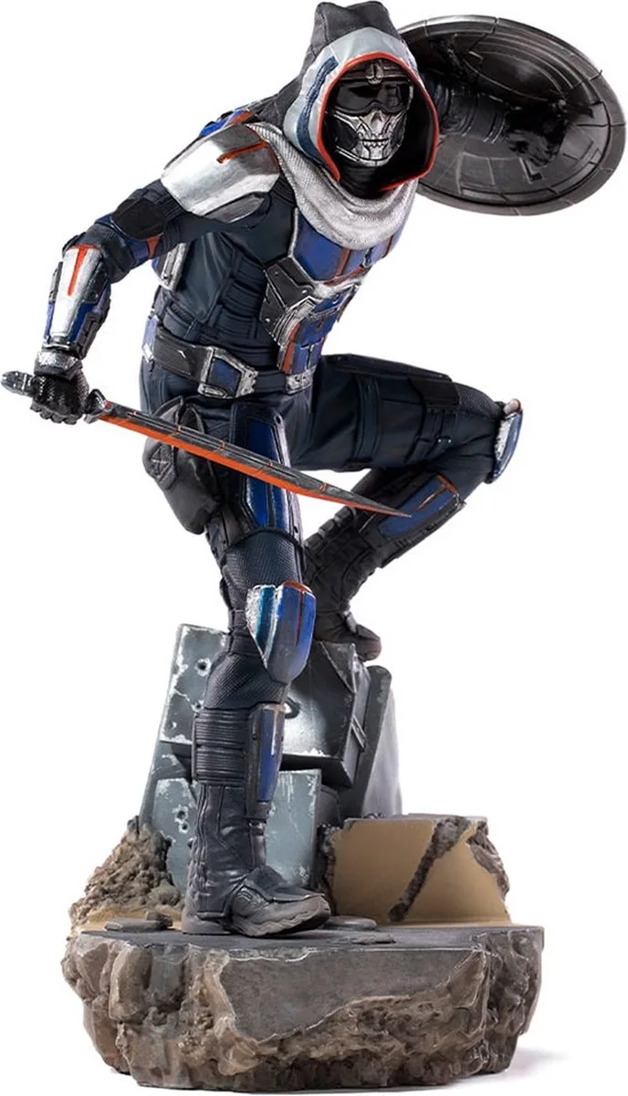 Marvel - Black Widow - Taskmaster 1/10 scale Statue / Beeld van Iron Studios in Blauw – productfoto