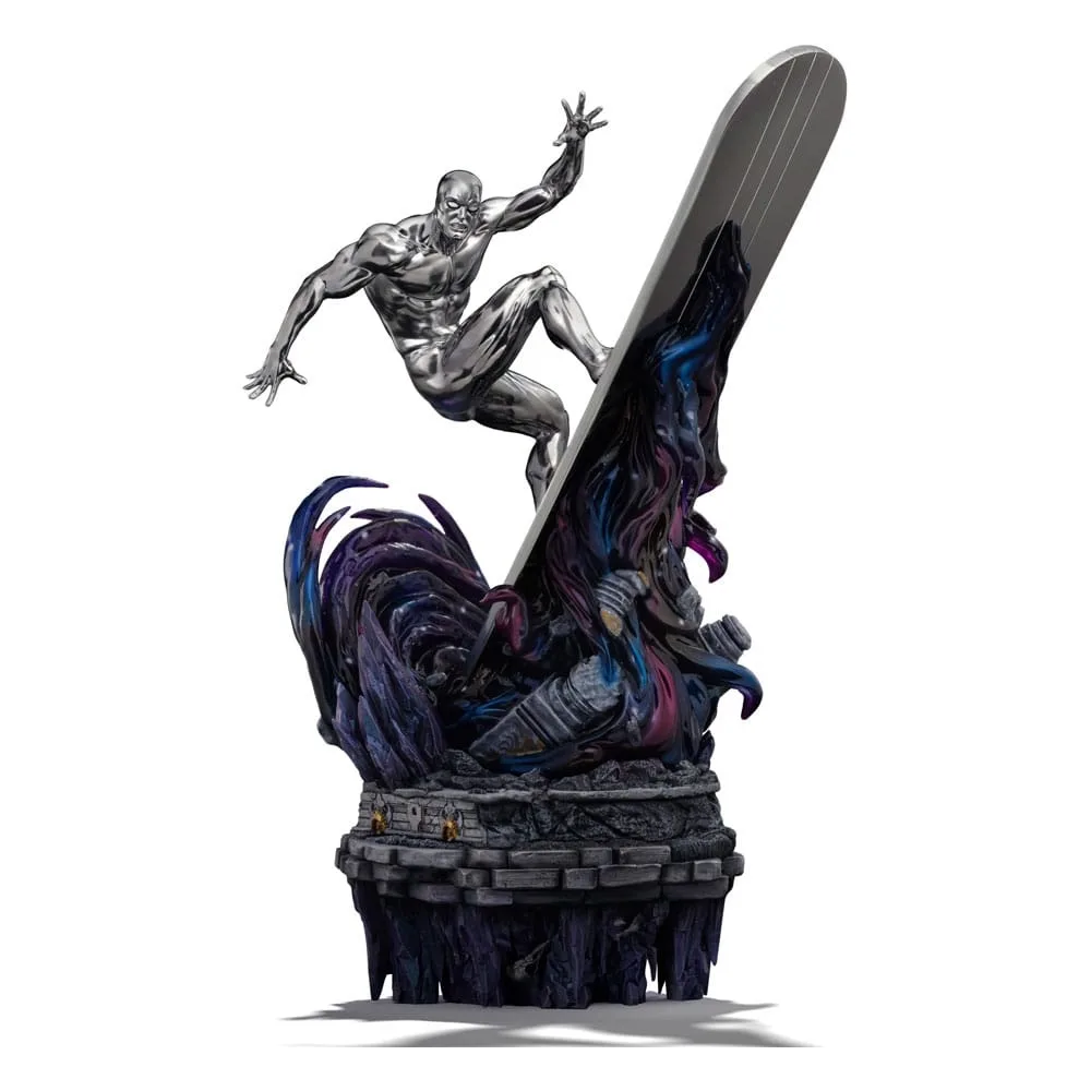 Marvel Comics Infinity Gauntlet Diorama Art Scale Statue Silver Surfer Deluxe by Iron Studios – product photo