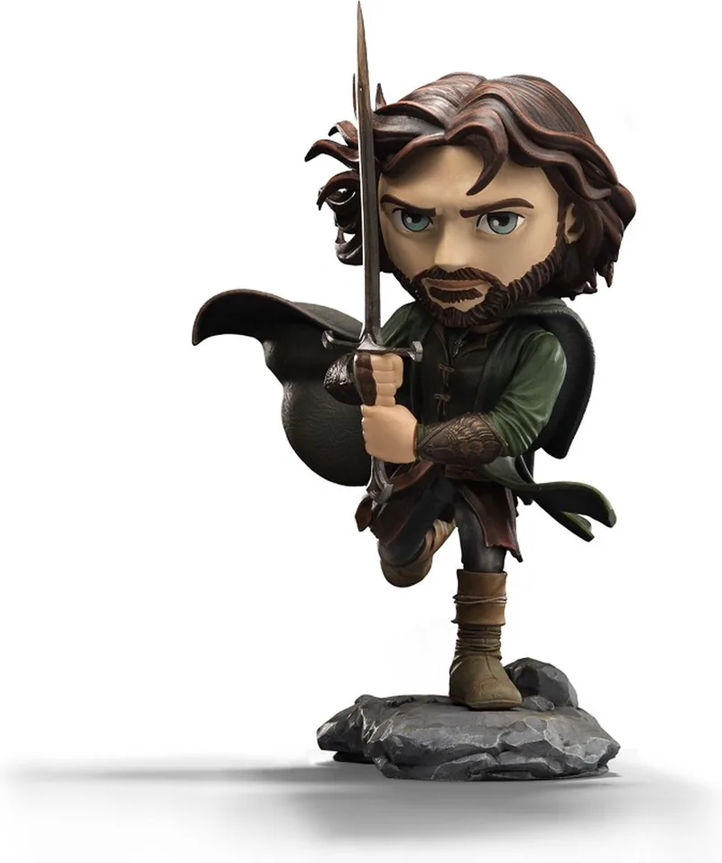 MiniCo - In de ban van de ring - Aragorn Standbeeld 17cm van Iron Studios in Meerkleurig – productfoto