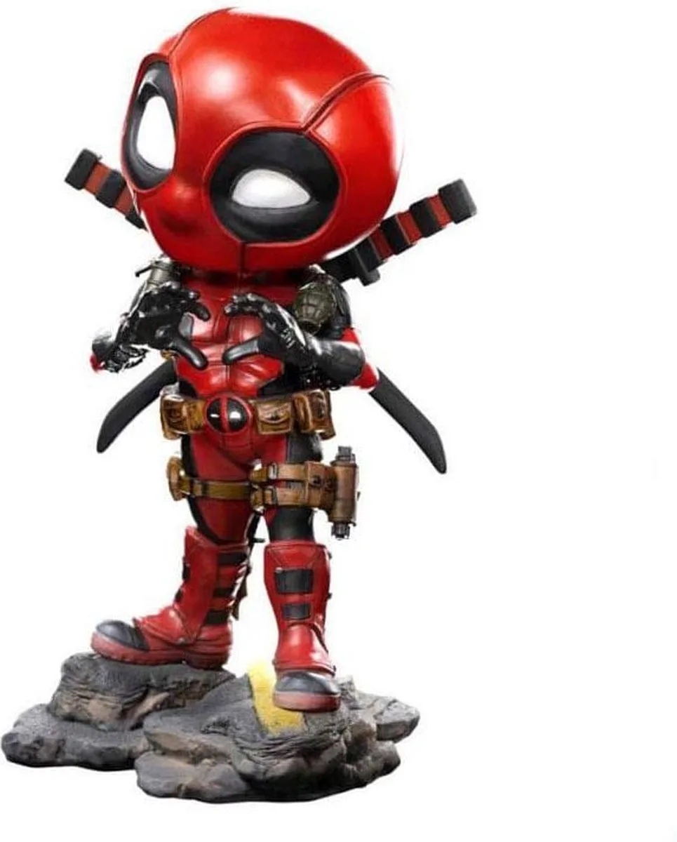MiniCo - Marvel - Deadpool Statue 15cm de Iron Studios en Multicolore – photo produit