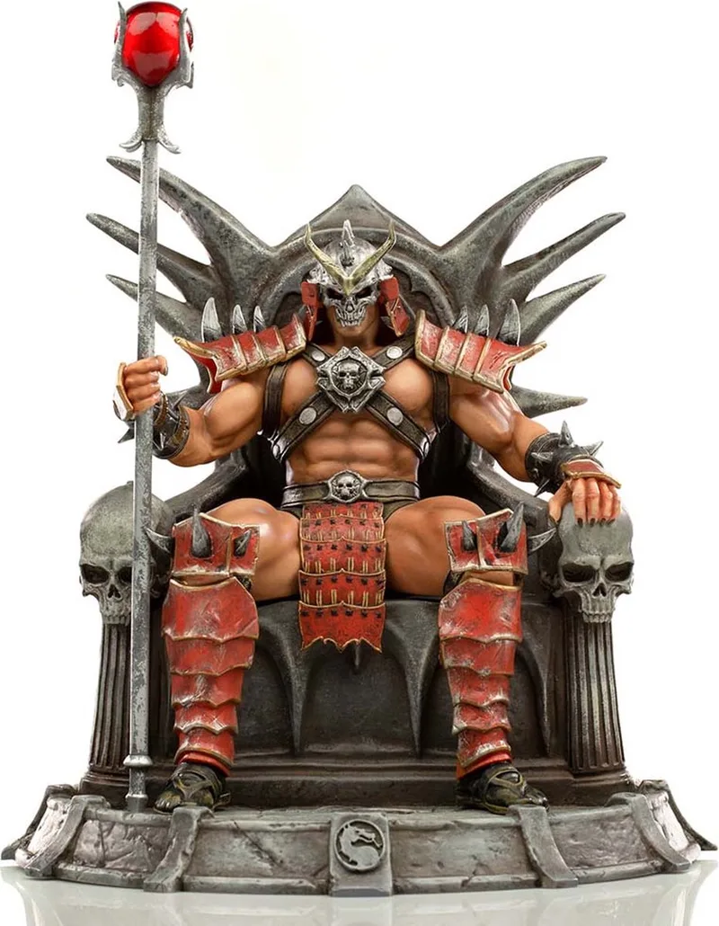 Mortal Kombat - Statue Deluxe 1/10 - Shao Kahn by Iron Studios in Multicolour – product photo