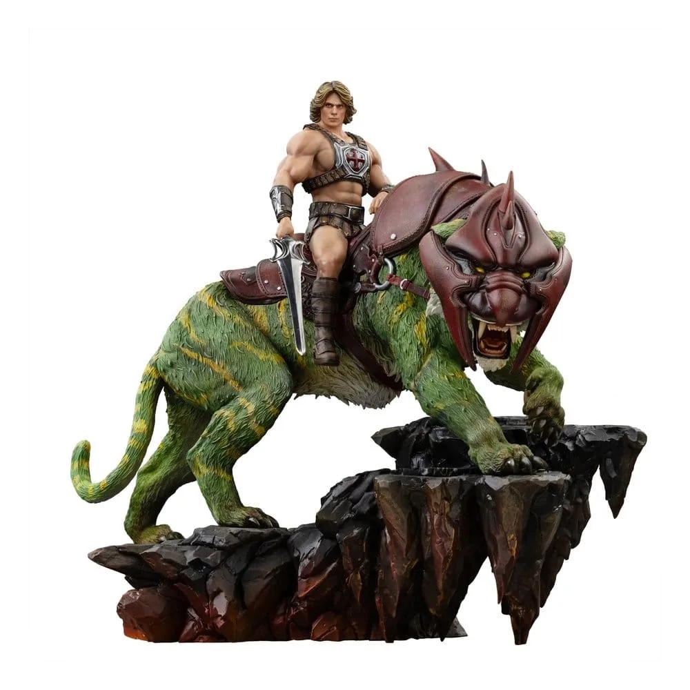 MOTU Art Scale Statue He-Man and Battle Cat by Iron Studios – product photo