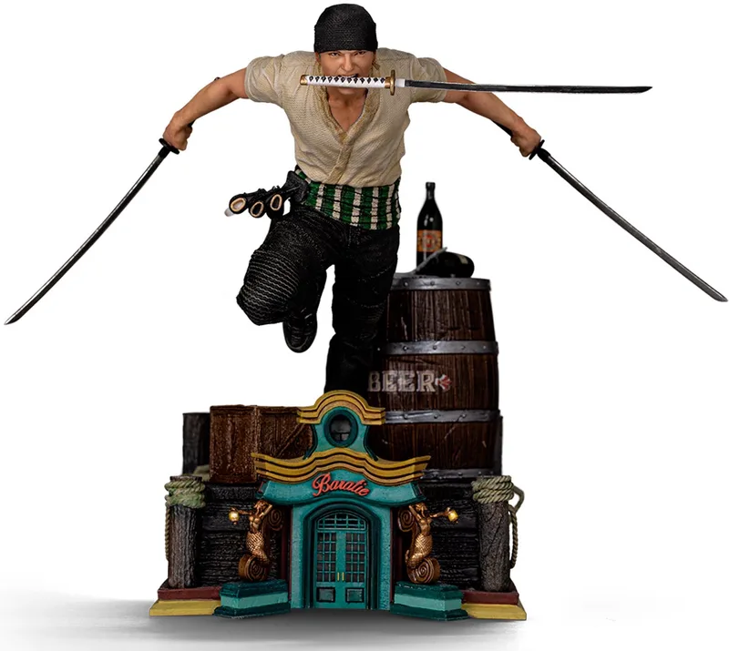 One Piece - Figuur - Zoro 1/10 van Iron Studios in Meerkleurig – productfoto