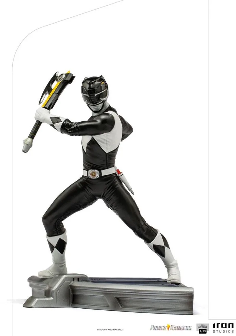 Power Rangers BDS Art Scale Statue 1/10 Black Ranger 17 cm Beeld van Iron Studios in Meerkleurig – productfoto