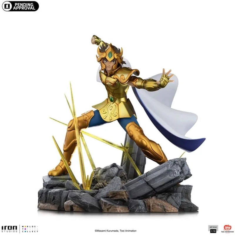 Saint Seiya Art Scale Statue 1/10 Leo Aiolia 24 cm Beeld by Iron Studios – product photo