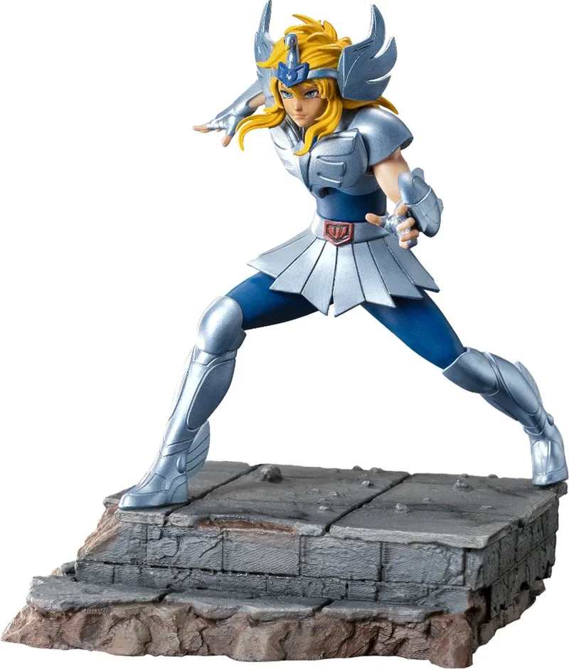 Saint Seiya - Statue 1/10 - Cygnus Hyoga van Iron Studios in Meerkleurig – productfoto